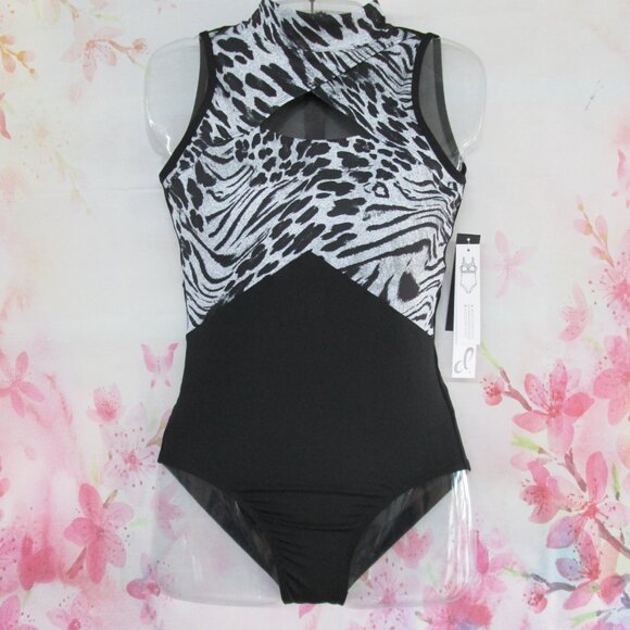 Leotard Danznmotion New Size PA SA MA LA XL Jazz Ballet Dance Gymnastics Zebra - Picture 8 of 10